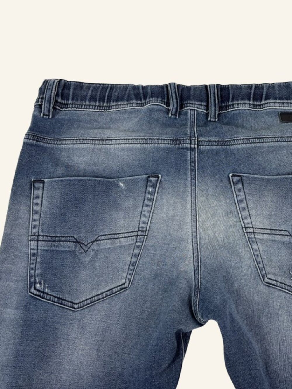 Diesel Krooley-NE Jogg Jeans W32 Distressed Blue Wash - Picture 6 of 16